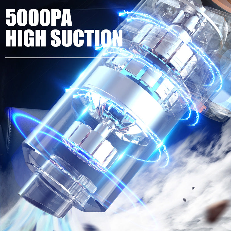 Norvo | Bærbar trådløs håndholdt støvsuger, syklon suge trådløs støvsuger, oppladbar støvsuger med sterk sugeevne egnet for biler/kontorer/hjem