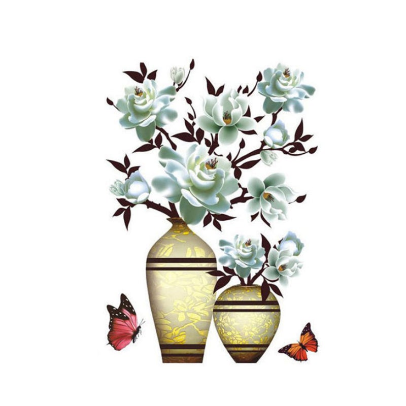 DIY Plantevase 3D Stereo Klistremerker Selvklebende | Skanto