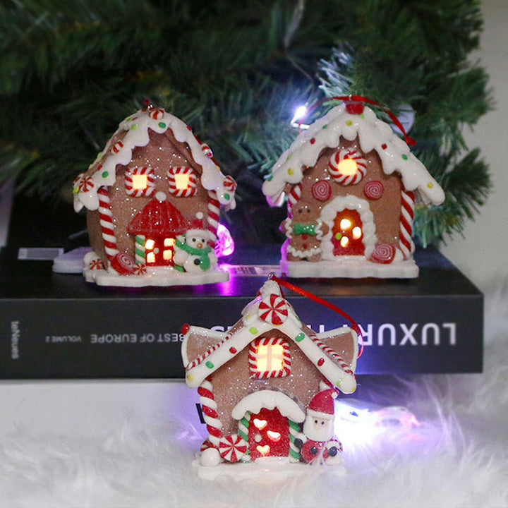 Skanto | Myk leire LED lysende juleshus