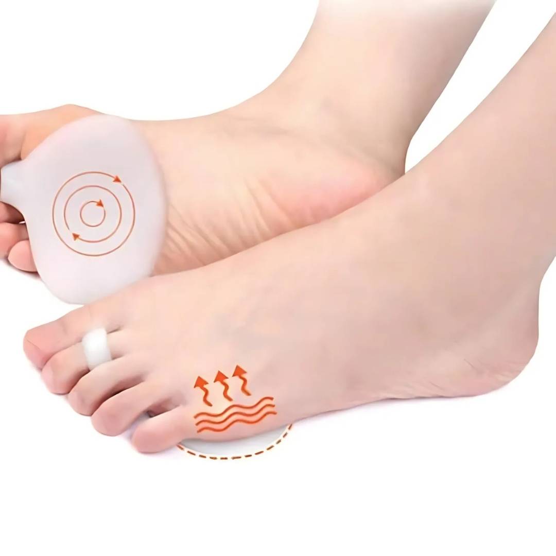FootAlign Gel Metatarsal Pads | Lindre fot smerte - Redusere trykk - Absorbere støt - Forbedre fotkomfort - Daglig fotstøtte Skanto