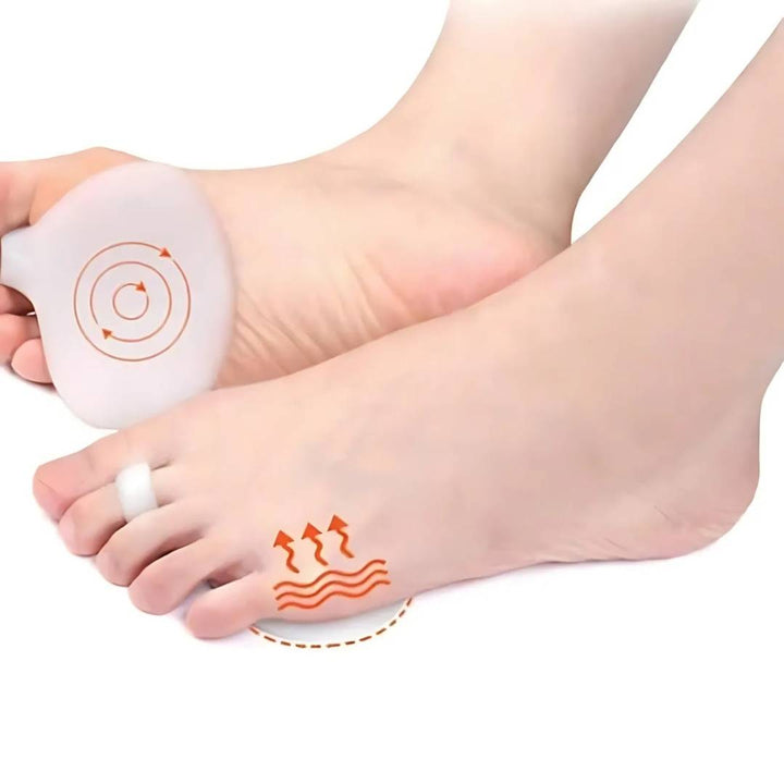 FootAlign Gel Metatarsal Pads | Lindre fot smerte - Redusere trykk - Absorbere støt - Forbedre fotkomfort - Daglig fotstøtte Skanto