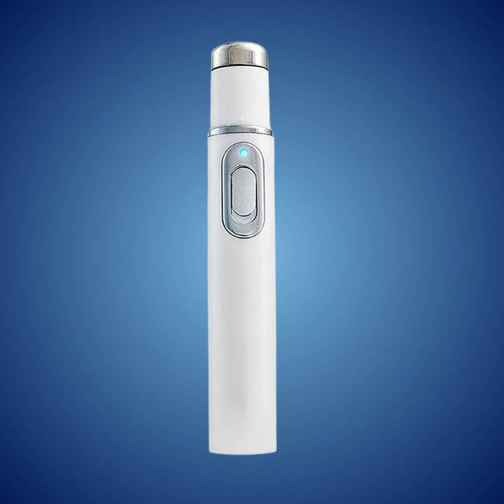 ClearGlow Blått Lys Hudterapi Penn | Aknebehandling - Betennelsesdempende - Ikke-invasiv Løsning - Klarere Hud - Flekkreduksjon Skanto