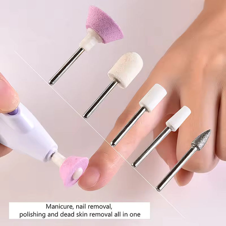 NailPro Elektrisk Neglefil Sett 2-Pack | Skanto
