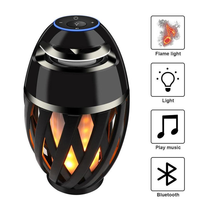 Skanto | LED Bluetooth-høyttaler - Gir Inntrykk Av Flimrende Varmt Lys