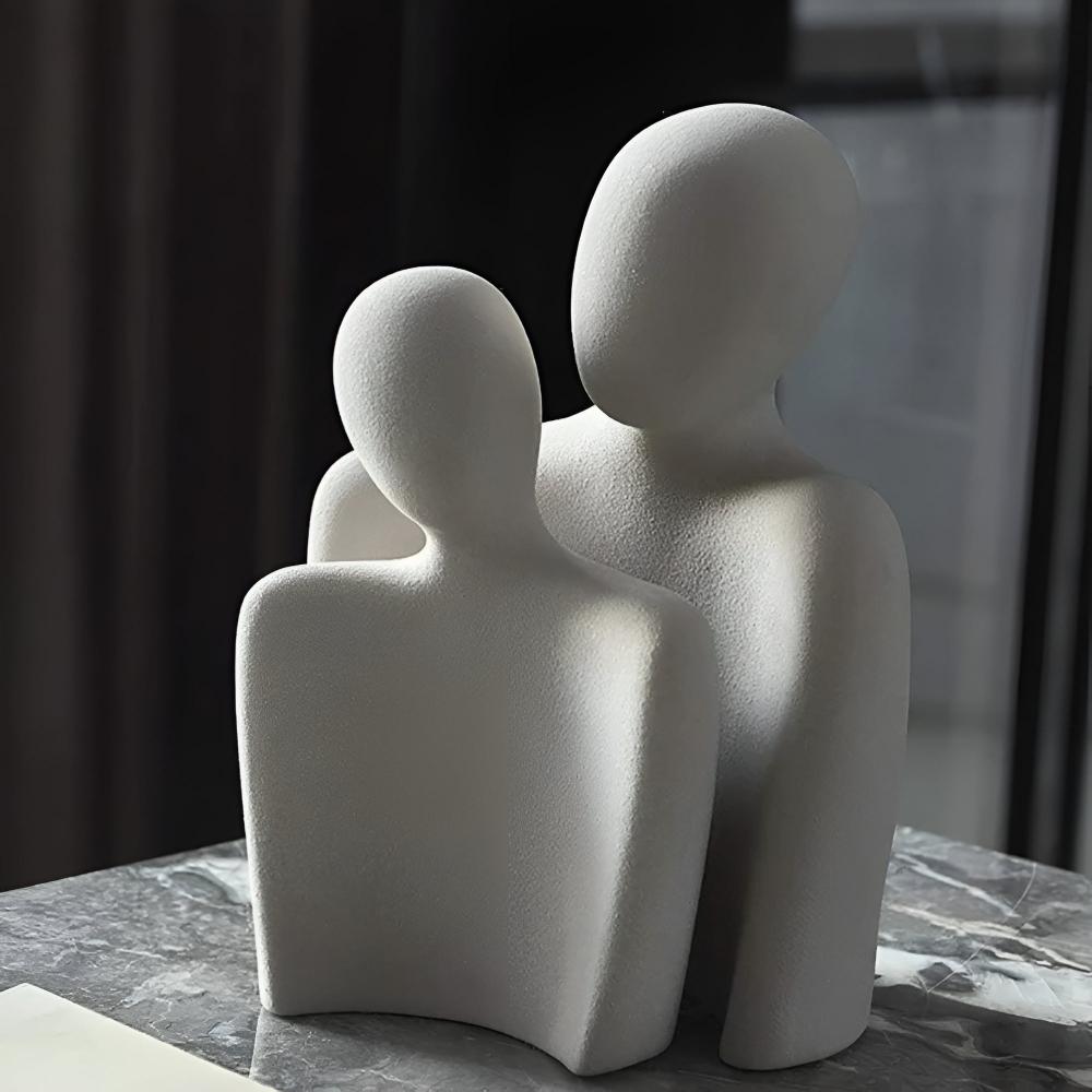 Couple Ceramic Love Figurine | Skanto