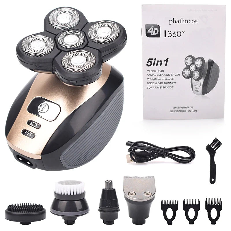 Skanto | Multifunksjonell 4D Elektrisk Barbermaskin