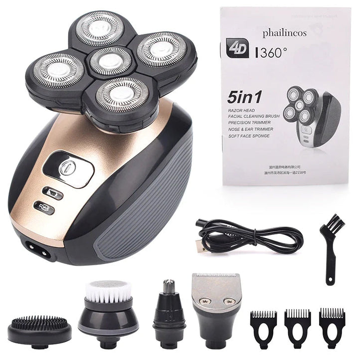 Skanto | Multifunksjonell 4D Elektrisk Barbermaskin