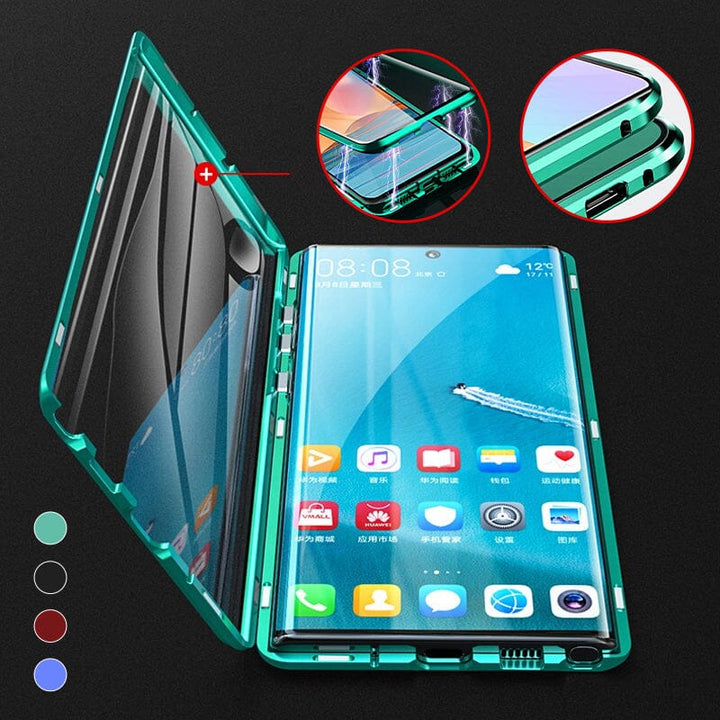 Skanto | Samsung magnetisk herdet glass dobbelt-sidig telefondeksel