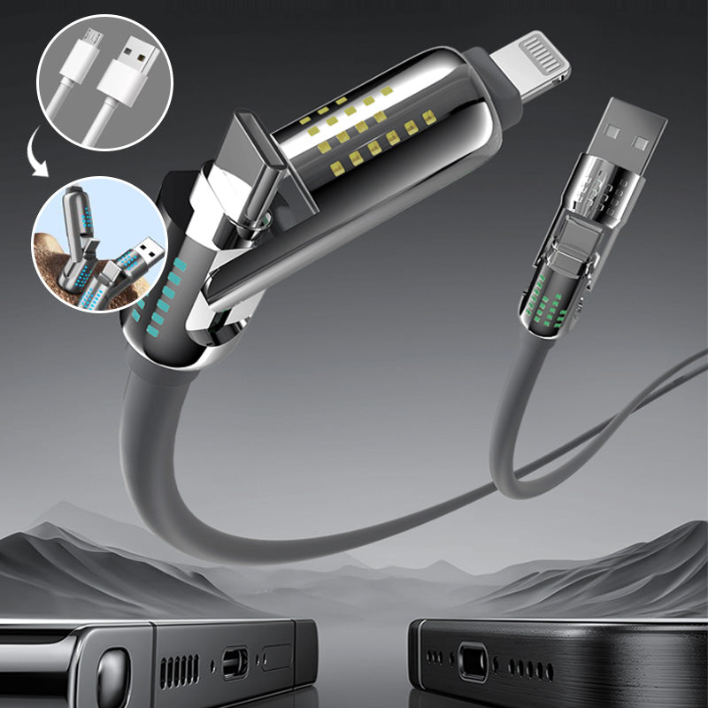 Skanto | 240W 4-i-1 USB-C Hurtiglading Kabel