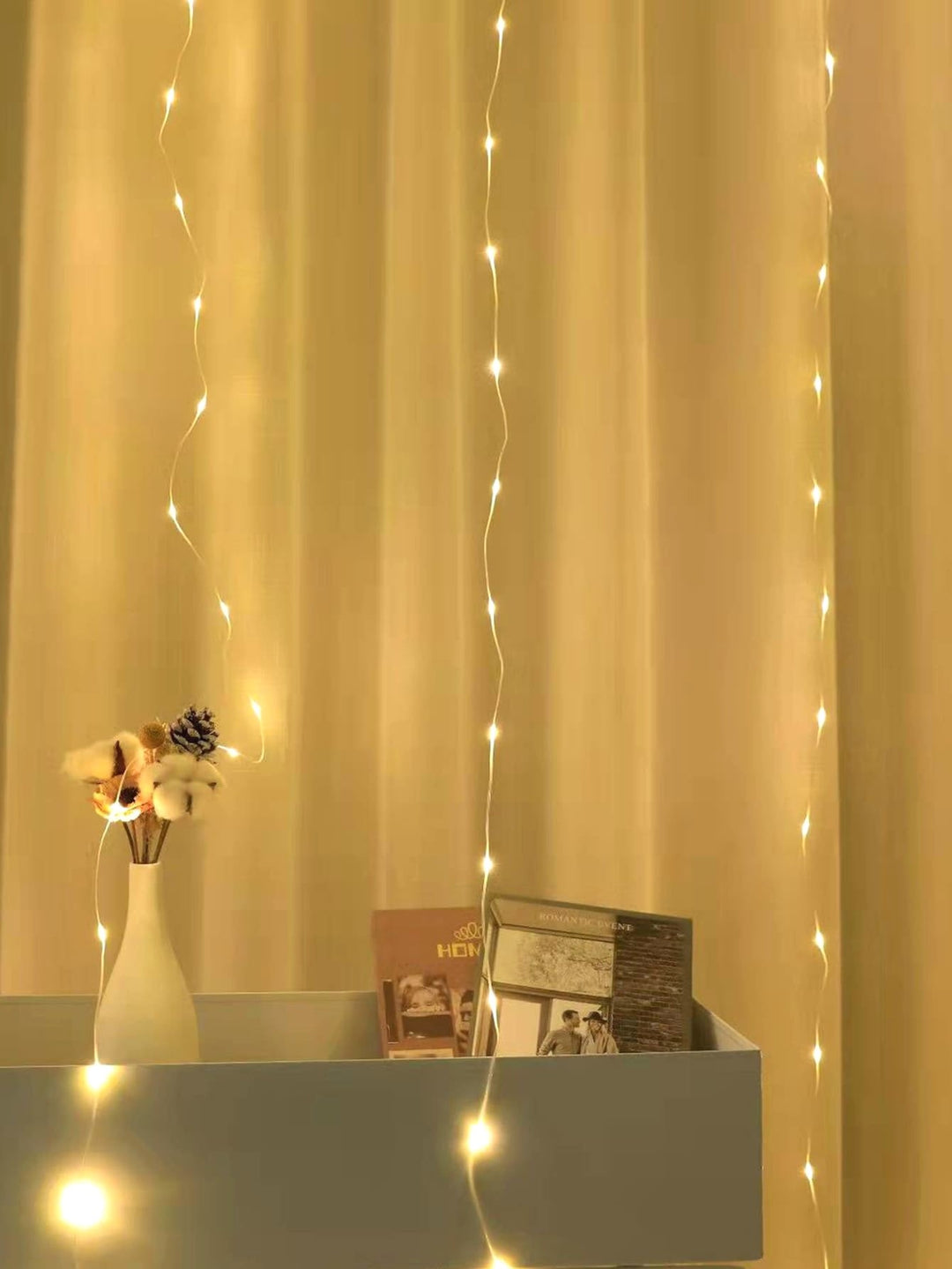 Skanto | 120 LED 2 x 2M Curtain String Lights - New Lighting