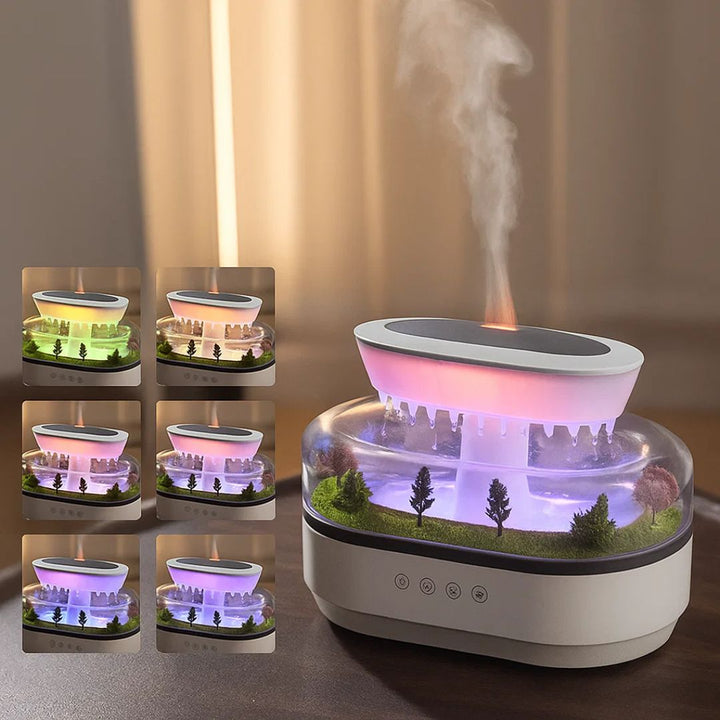 Dry-Air Relief – Stille LED Nattlys – Berolig Hud & Pust – Rolig Avslappende Søvn for Hjem & Soverom Skanto