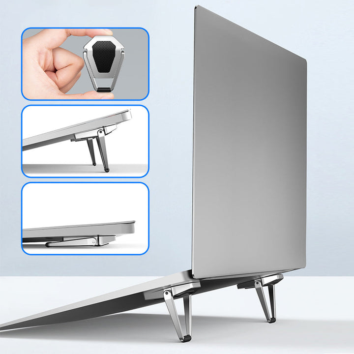 Skanto | Mini bærbar usynlig laptop-stativ (1 par)