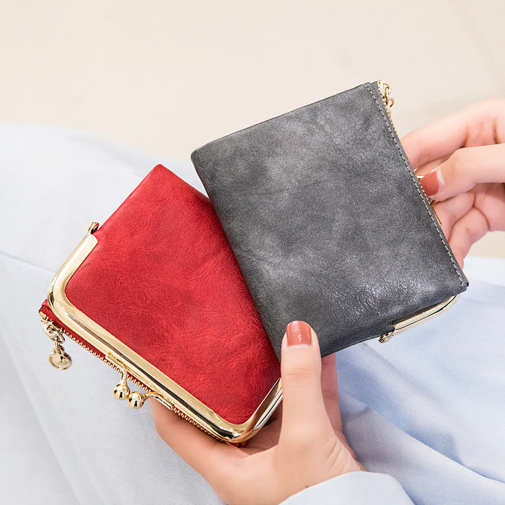 Skanto | Mini Fashion Kvinners Square Kortlommebok