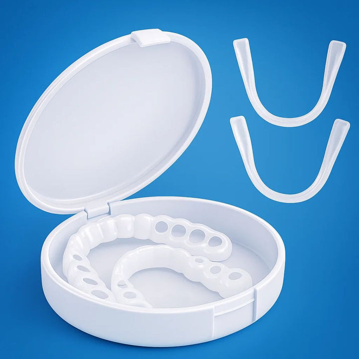 SmileEase | Clip-On Veneers – Umiddelbar Smilforbedring – Ultratynn Design – Ideell for voksne som søker rimelige tannhelse-løsninger Skanto
