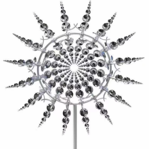 Norvo | Vannmølle - Vindfull - Magisk metall - Hagedekorasjon