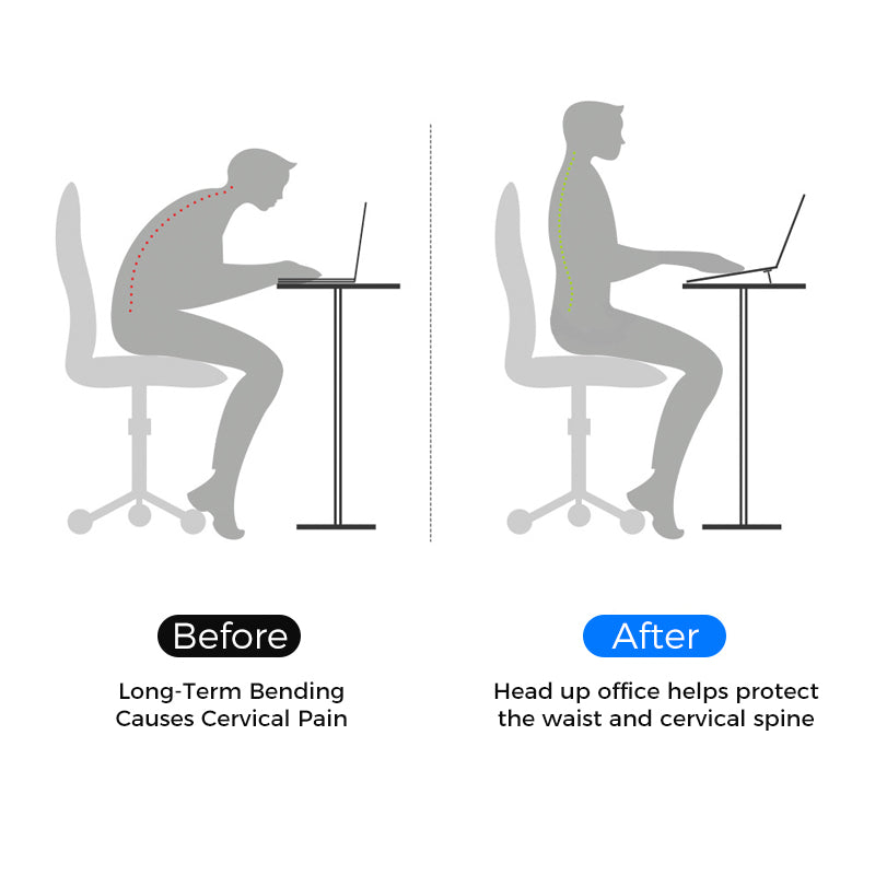 Skanto | Mini bærbar usynlig laptop-stativ (1 par)