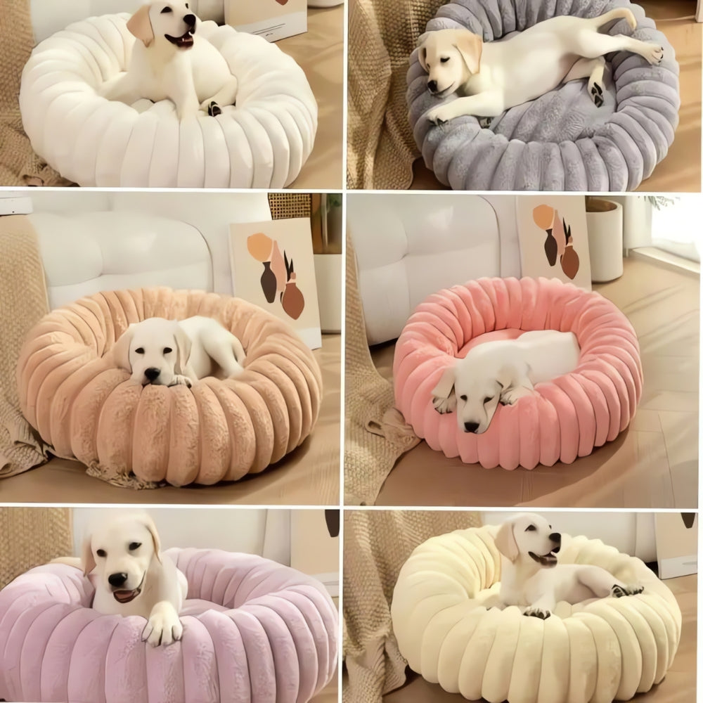 Skanto | Purrfectly Plush Rundt Kjæledyr seng