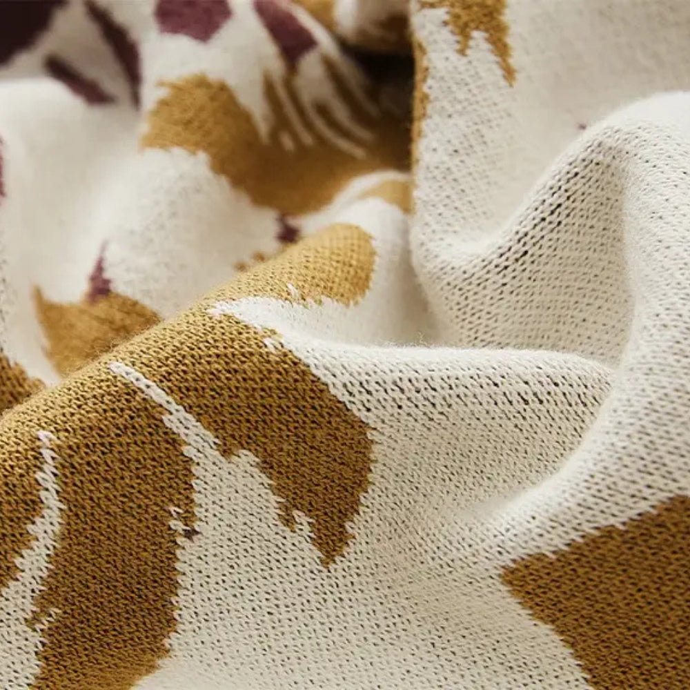 Skanto | Azura Boho Geometrisk Strikket Teppe