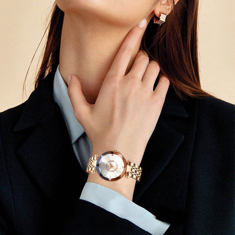 Skanto | Starry Diamond Dial Damen Vanntett Klokke