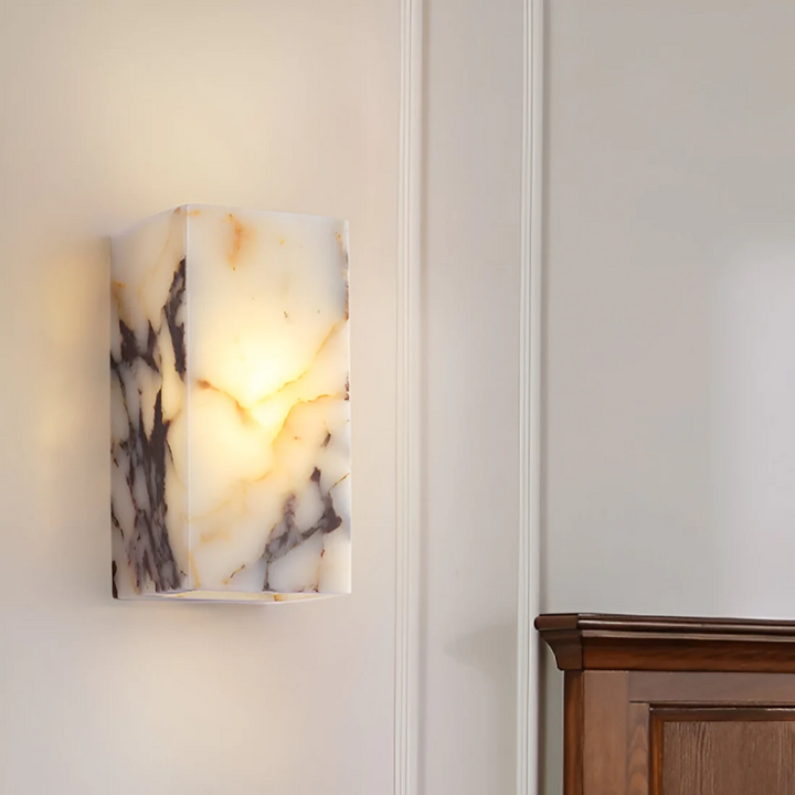 Skanto | Luksuriøs Marmor Naturstein Vegglampe