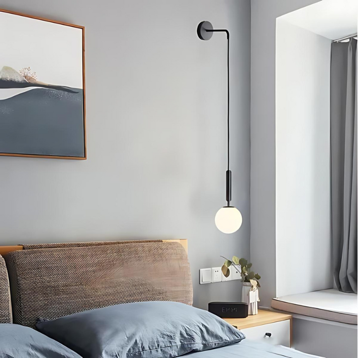 Moderne Glass Vegglampe for Stilige Boligområder | Skanto