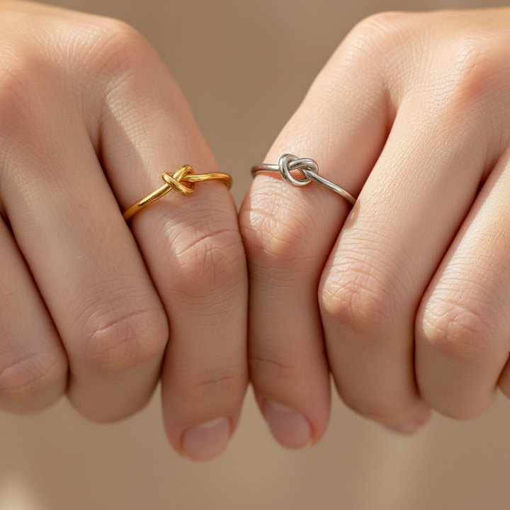 Skanto | Delikat Hjerte Knute Bånd Ring