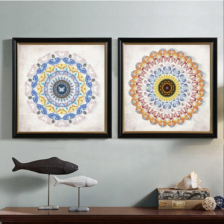 Moderne mandala – lerretbilde