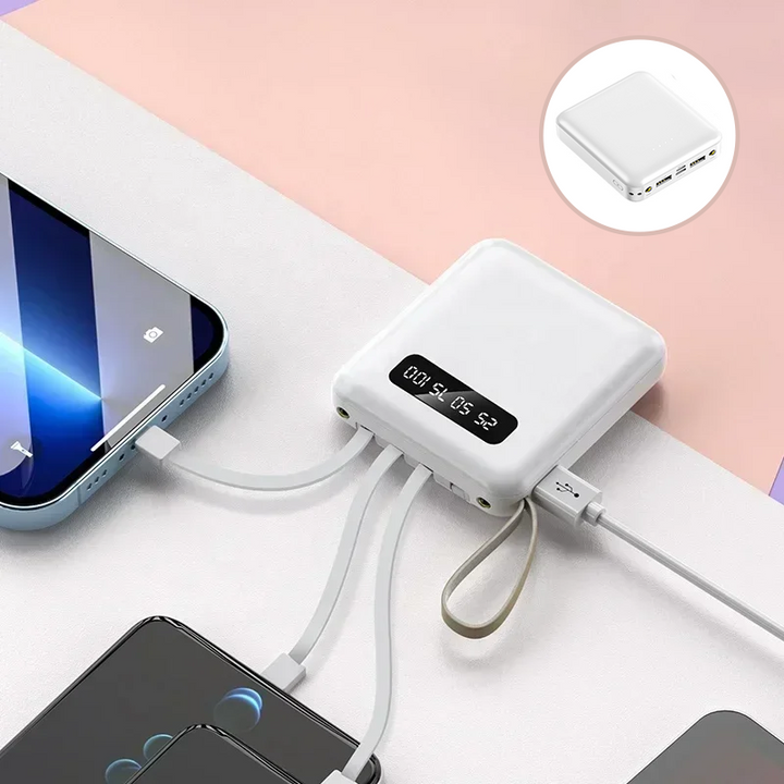Skanto | 4-i-1 Power Bank Hurtigladning