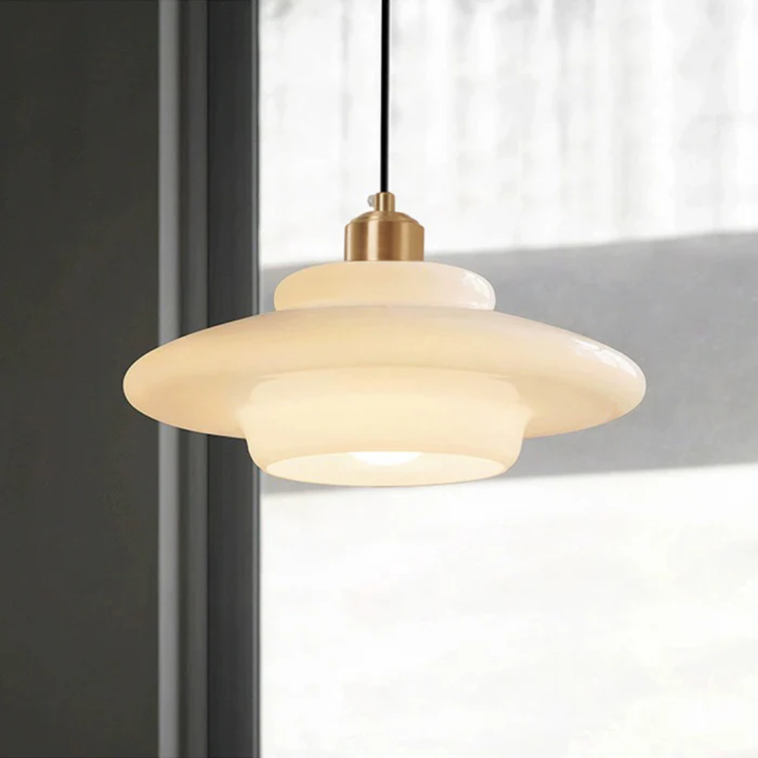 Skanto | Hvit Glass Design Pendellampe
