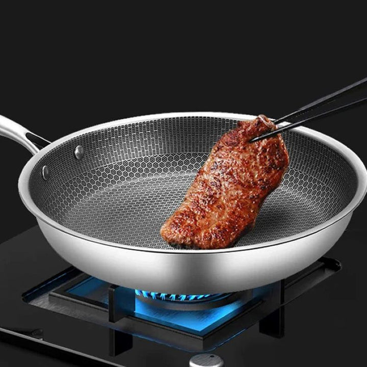 Skanto | Non-stick rustfritt stål bikube stekepanne