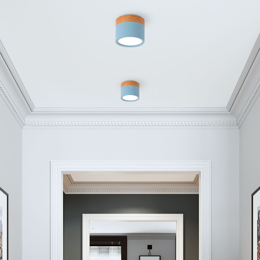 Skanto | LED Taklampe Moderne Flush Mount Sylinder