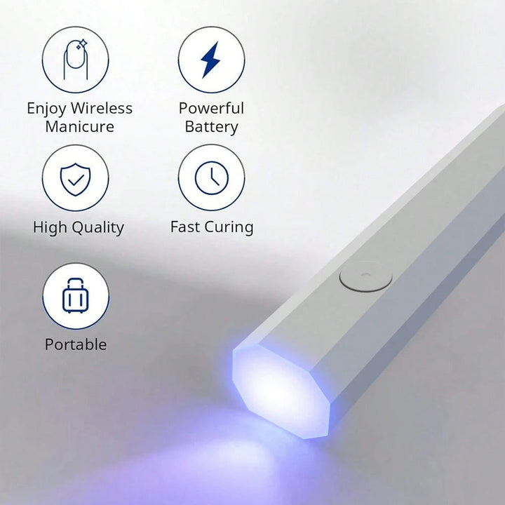Skanto | Oppladbar UV Neglelamp med Portabel Holder