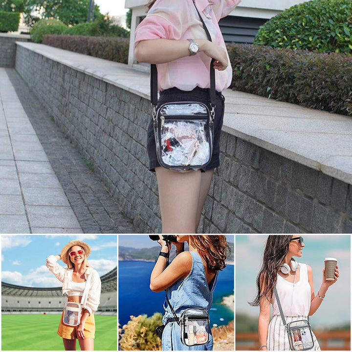 Skanto | PVC Gjennomsiktig Crossbody Bag