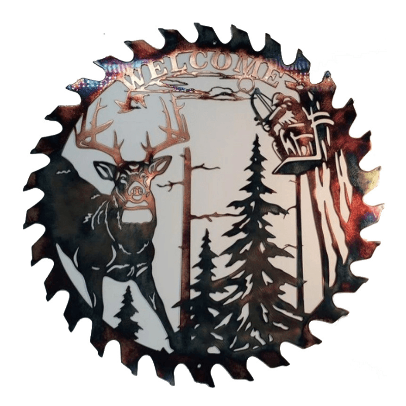 Metall veggkunst, laserkuttet | Skanto