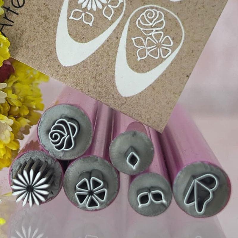 Skanto | 6 stk DIY Neglestempel Penn Sett