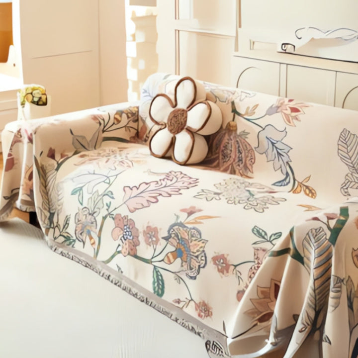Skanto | Amara Floral Reversibel Sofa Deksel