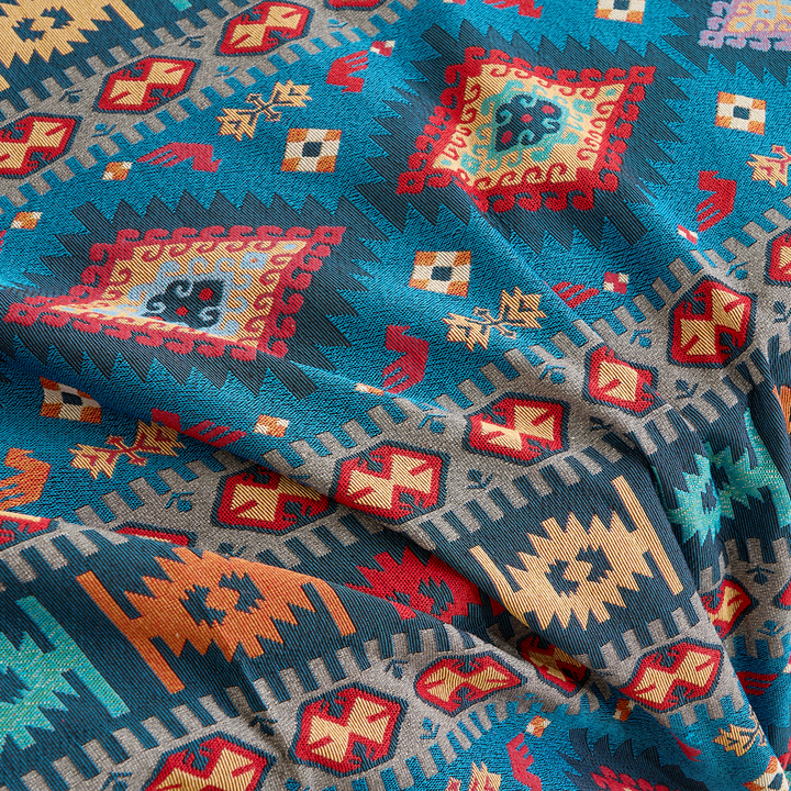 Azure Boho Chic Sofa Cover - Moderne, stilige og holdbare sofa beskyttelse | Skanto