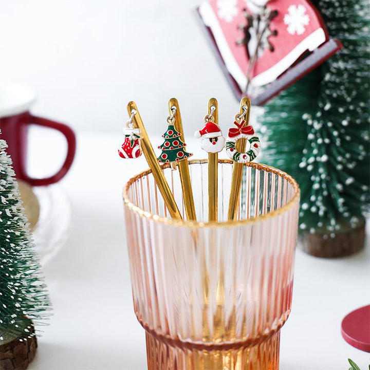 Skanto | Juledekorasjoner for hjemmet - Julemetallskje gave-sett