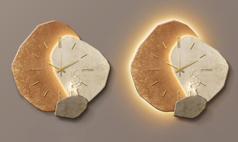 Skanto | Minimalistisk Veggklokke i Skandinavisk Design - NordiqTime