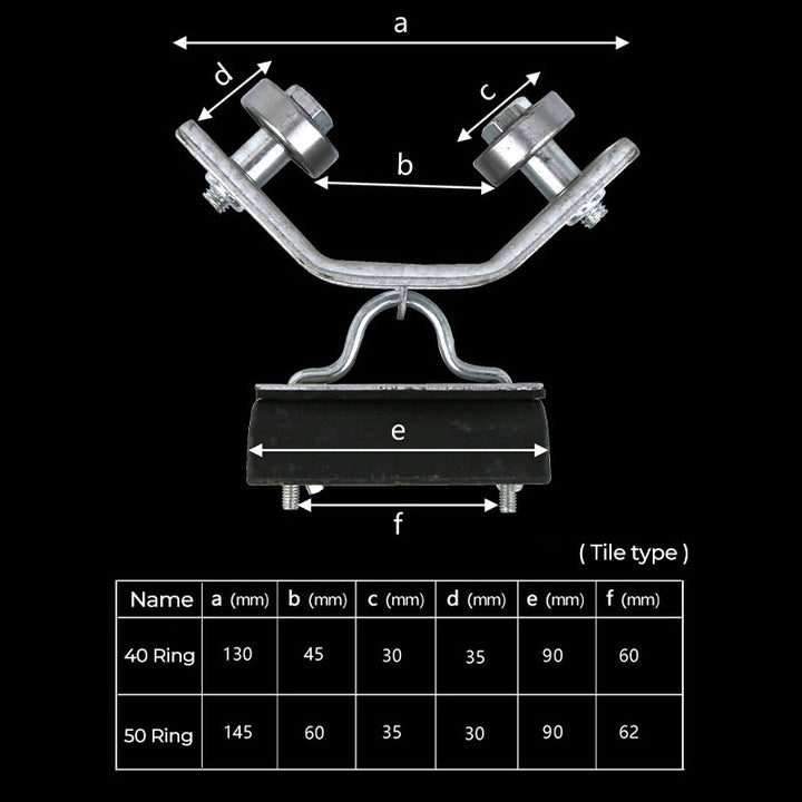 Skanto | Vinkeljern Skinnesnorseil Pulley