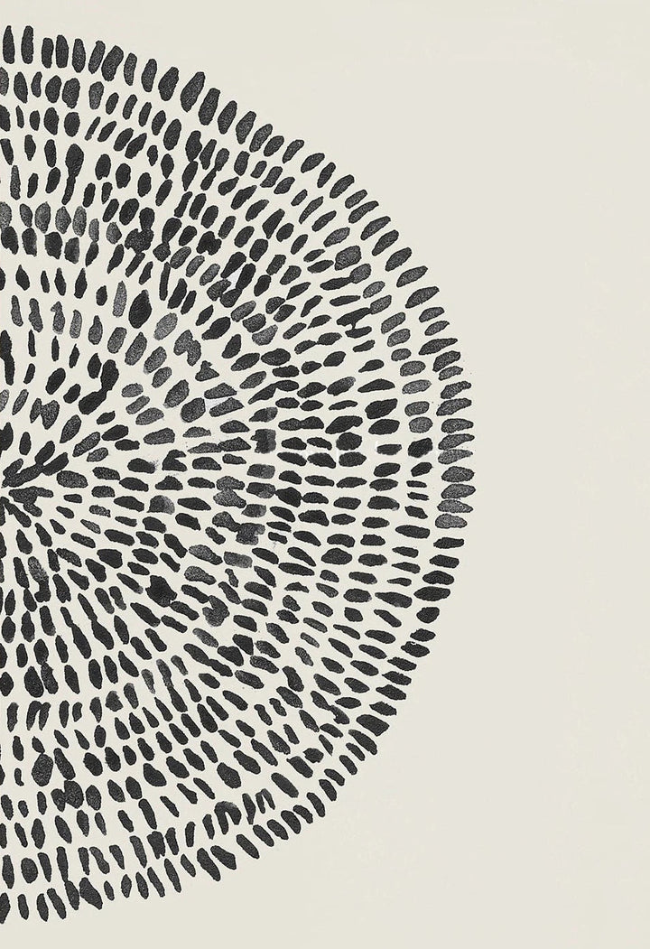 Abstrakte Radiale Punkter Veggkunst Fine Kunst Lerrettrykk Minimalistiske Bilder For Moderne Stue Spisestue Soverom Kunst For Moderne Innredning | Skanto