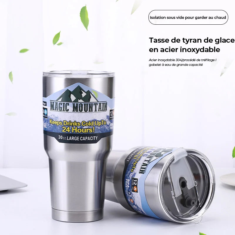 Rustfritt stål 304 termokanne bilflaske | Skanto