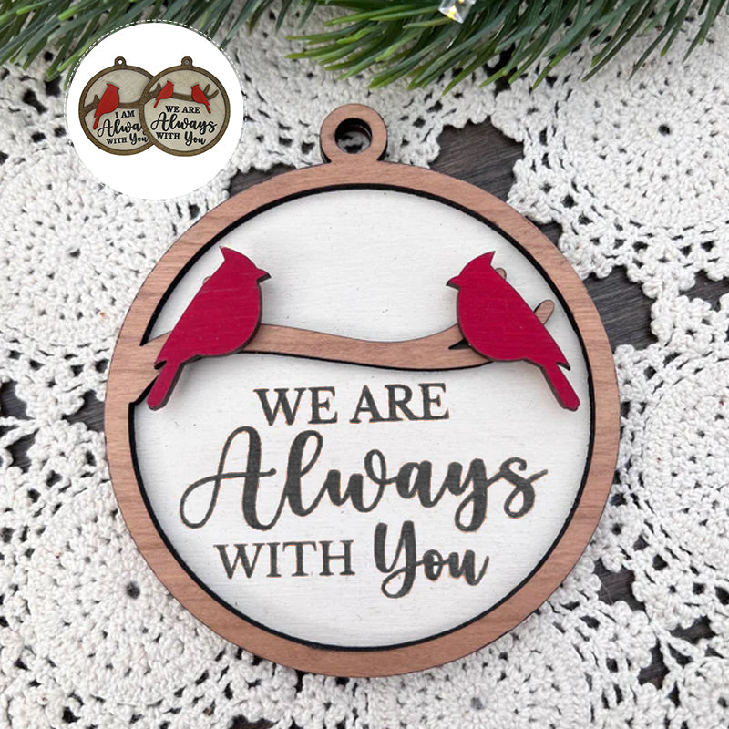 Skanto | Cardinal Bird Tre juleornament