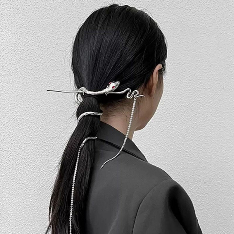 Skanto | Silver Spiral Snake Tåsmykke