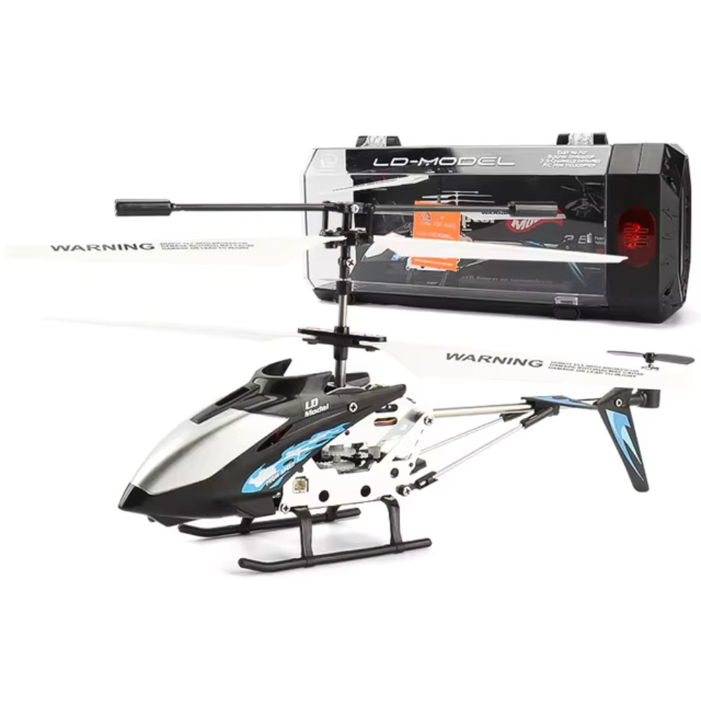 Norvo | Uknuselig 3.5CH RC Helikopter Mini RC Helikopter med Gyro Karmesinrød