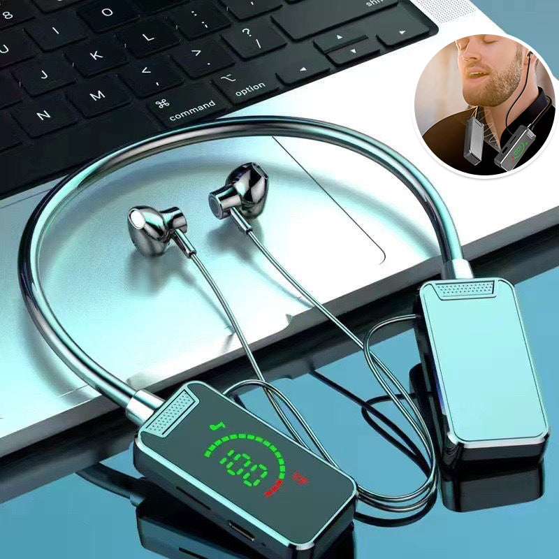 Skanto | Nakkerem Digital Skjerm Bluetooth Hodetelefoner