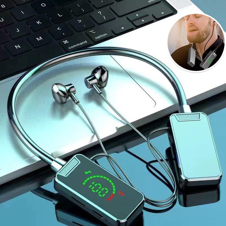 Skanto | Nakkerem Digital Skjerm Bluetooth Hodetelefoner