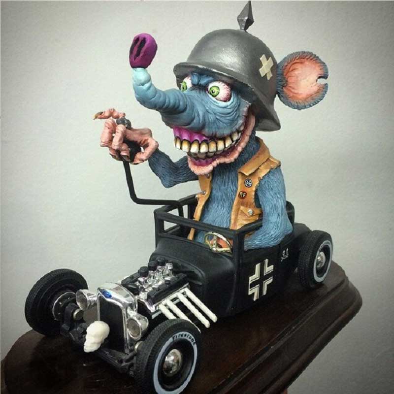 Sinne Stor Mun Monster Statuer | Skanto