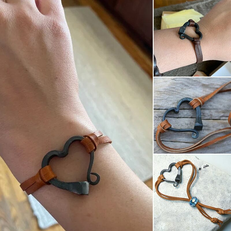 Skanto | Valentine's Day Håndlaget Kjærlighet Hestesko Nagler Armbånd