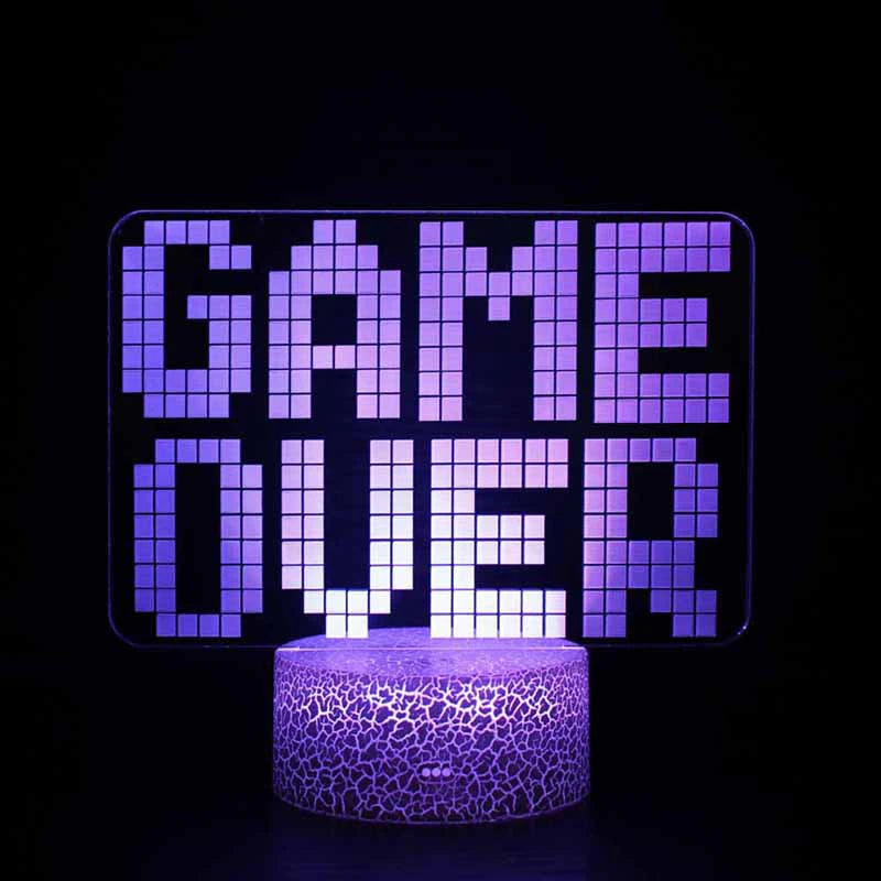 Gamer 3D LED-lamper | Skanto